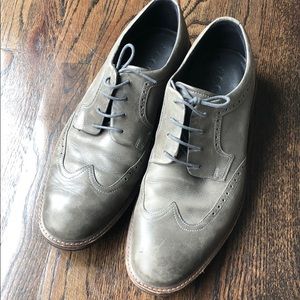 New! Men’s Ecco Gray Oxfords Size 13